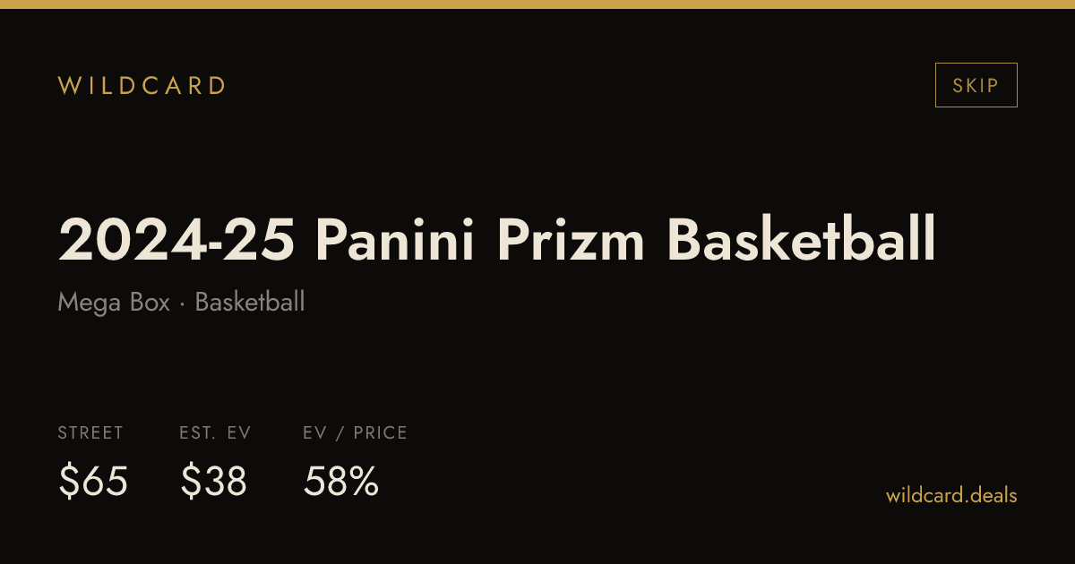 2024-25 Panini Prizm Basketball Mega Box box